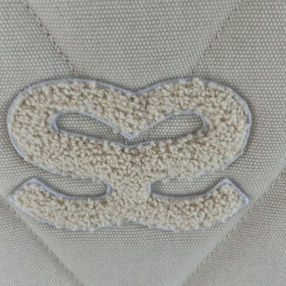 NWT $320 SANDRO Kabash quilted tote bag ecru / white - Picture 13 of 14